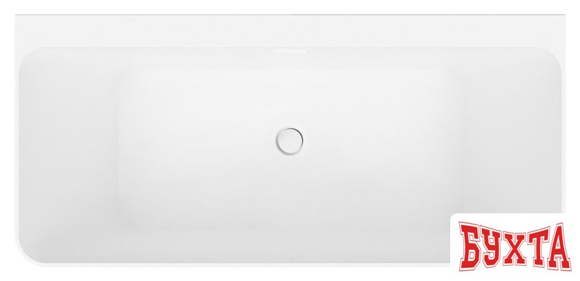 Ванна Wellsee Bromance 170x78 231601002 (пристенная ванна белый глянец, экран, ножки, сифон-автомат глянцевый белый) 4