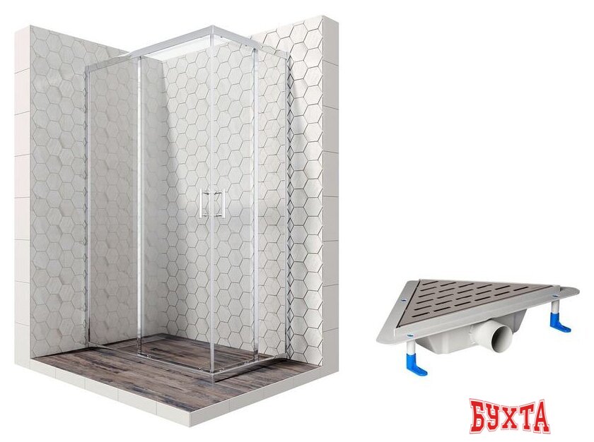 Душевой уголок Ambassador Set 14011101-ST16