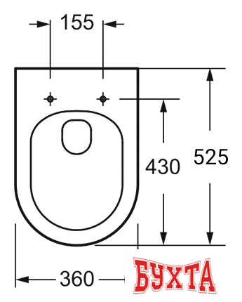 Унитаз подвесной Lavinia Boho Elegant Rimless 3308001R (чаша, пневмокрышка) 2