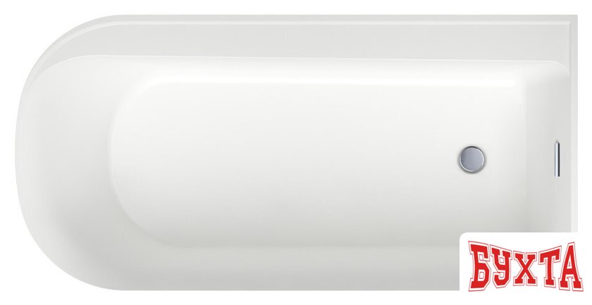 Ванна Wellsee Camellia 167x82 236102001 (отдельностоящая (правая) белый глянец, экран, ножки, сифон-автомат хром) 4