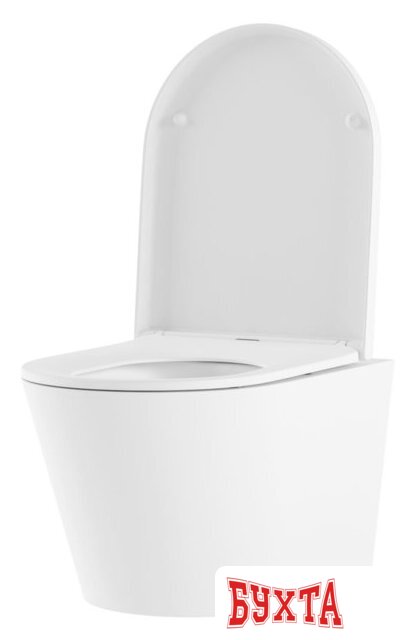 Унитаз подвесной Lavinia Boho Biore Compacto Rimless 21010005 (чаша, пневмокрышка, шум-я) 3