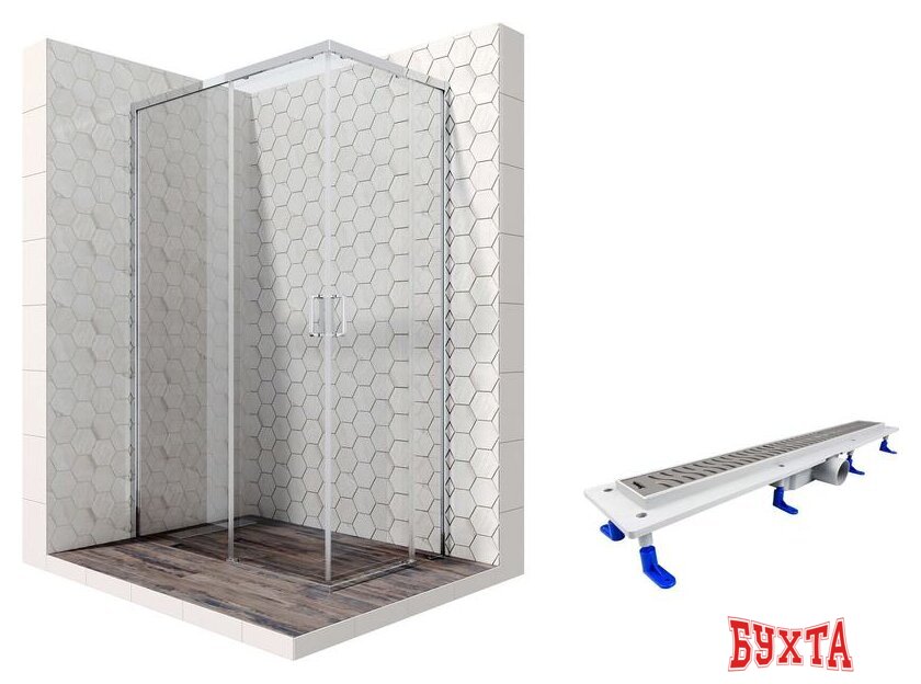 Душевой уголок Ambassador Set 11011106L-ST3