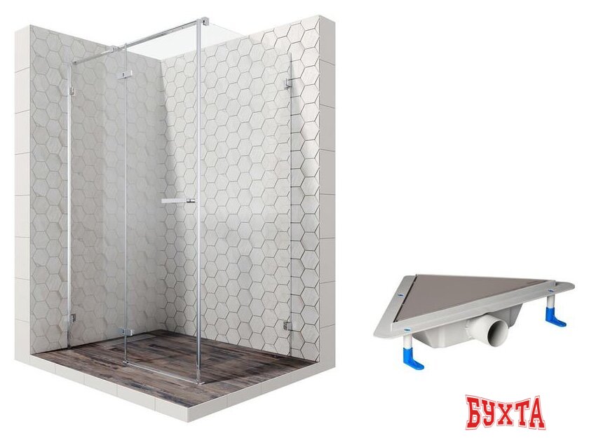 Душевой уголок Ambassador Set 10011103L-ST4 1