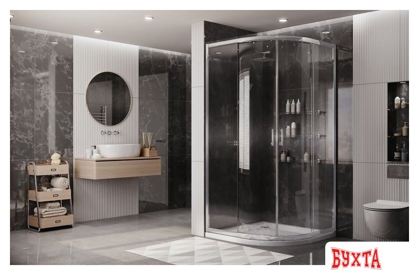 Душевой уголок Ambassador Kingston 14011104 90х90 2