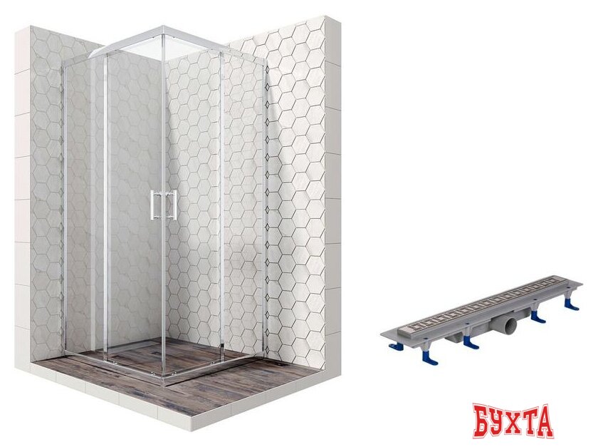 Душевой уголок Ambassador Set 14011102-ST7