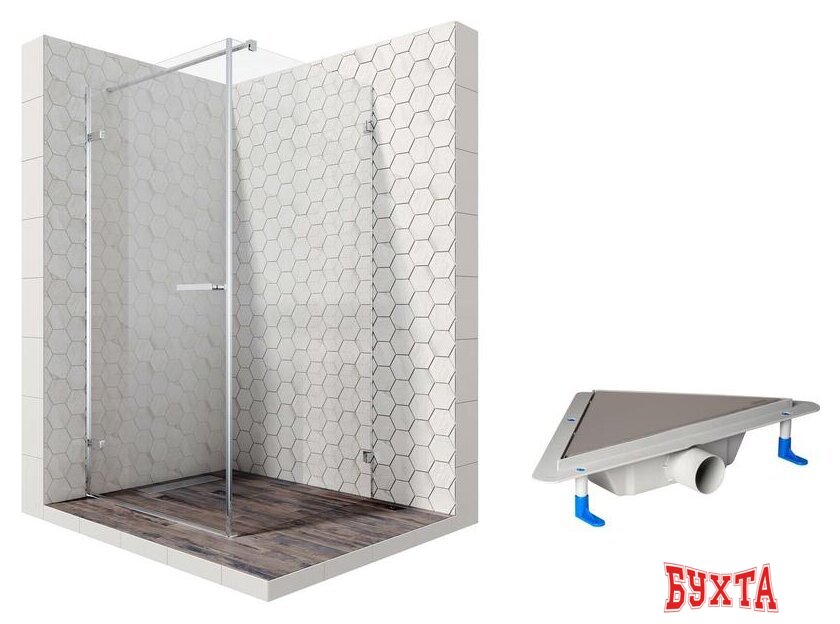 Душевой уголок Ambassador Set 10011102L-ST9 1