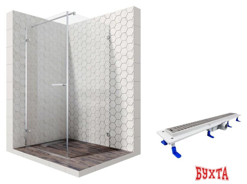 Душевой уголок Ambassador Set 10011102L-ST3