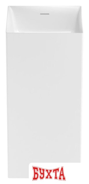 Умывальник Wellsee Pure BY Wellsee 230711000 (отдельностоящий, без отверстия под смеситель, глянцевый белый)