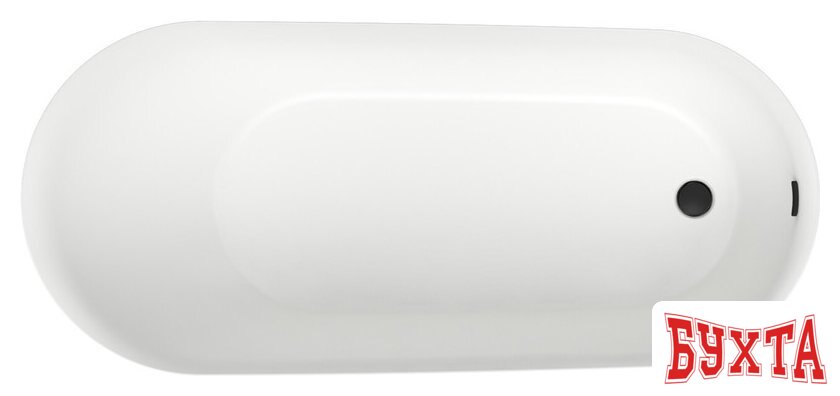 Ванна Wellsee Paradise Story 180x80 236602003 (отдельностоящая ванна белый глянец, экран, ножки, сифон-автомат матовый черный) 3