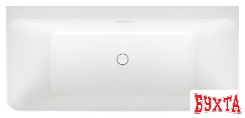 Ванна Wellsee Bromance 170x78 231602002 (пристенная ванна белый глянец/матовый черный, экран, ножки, сифон-автомат глянцевый белый) 4