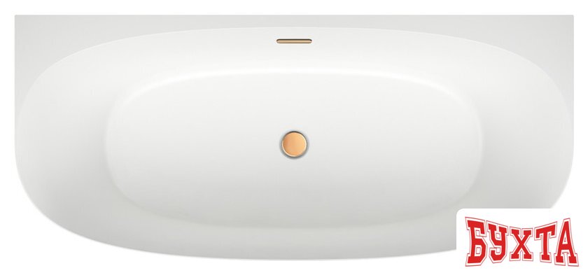 Ванна Wellsee Belle Spa 2.0 170x75 235804004 (пристенная ванна белый глянец, экран, каркас, сифон-автомат золото) 4