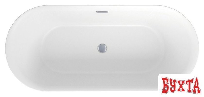Ванна Wellsee Cute Twin R 168x75 23840101R (отдельностоящая ванна белый глянец, экран, ножки, сифон-автомат хром) 4