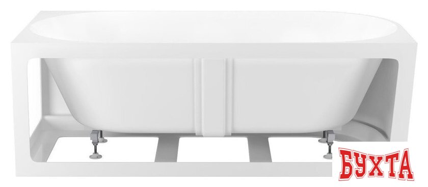 Ванна Wellsee Festive Fox 150x75 28730501R (пристенная ванна (правая) белый глянец, экран, ножки, сифон-автомат хром) 3
