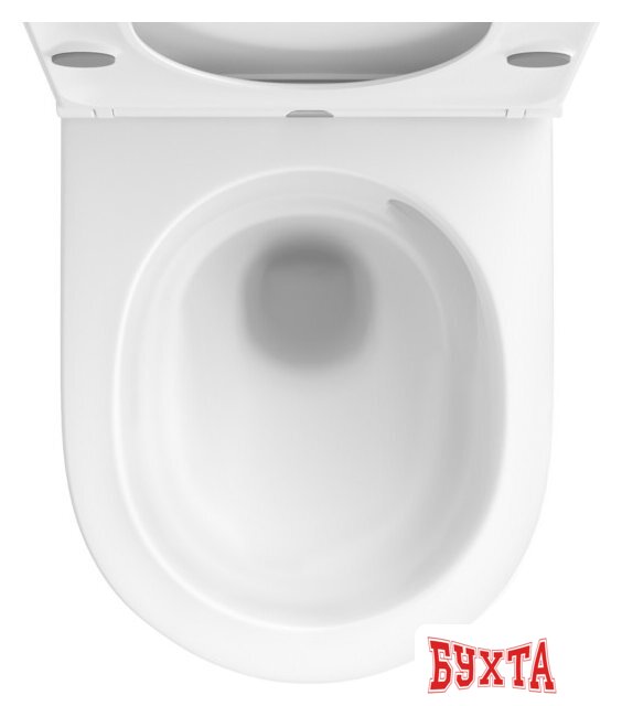 Унитаз подвесной Wellsee Croquis RimFree 182611001 (чаша, пневмокрышка, глянцевый белый) 3