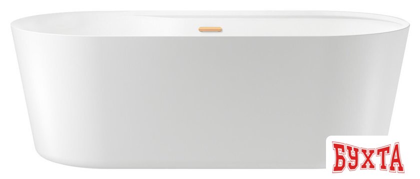 Ванна Wellsee Vanille Joie 179,5x84,5 236501004 (отдельностоящая ванна белый глянец, экран, ножки, сифон-автомат золото)
