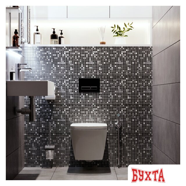 Инсталляция для унитаза Lavinia Boho Relfix 5 в 1 77010033 (черный пластик) 3