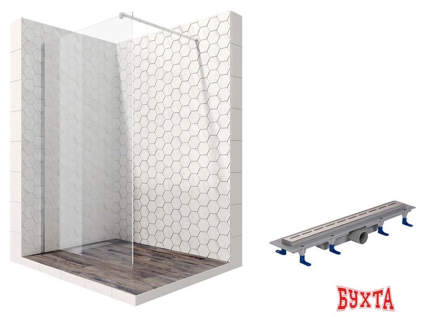 Душевая стенка Ambassador Set 15031103-ST8 1