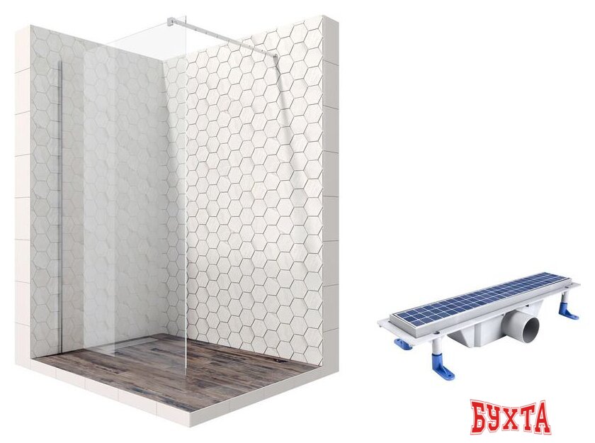 Душевая стенка Ambassador Set 15031104-ST1