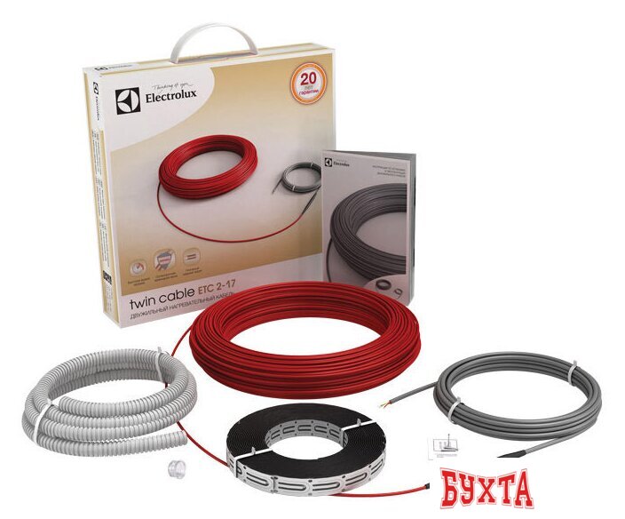 Нагревательный кабель Electrolux Twin Cable ETC 2-17-400 2
