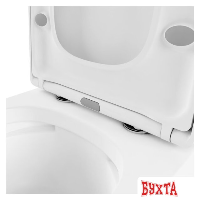 Унитаз приставной Lavinia Boho Relfix Aveo Rimless 4 в 1 77060259 (матовый пластик) 5