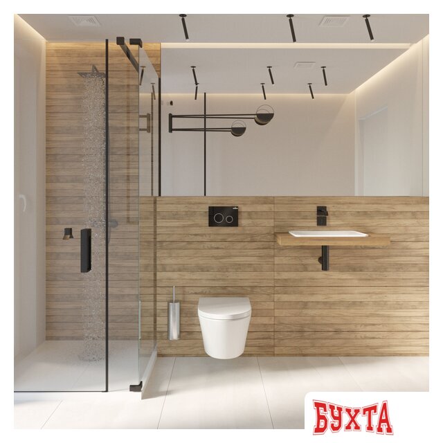 Инсталляция для унитаза Lavinia Boho Relfix 5 в 1 77020049 (черный пластик) 4