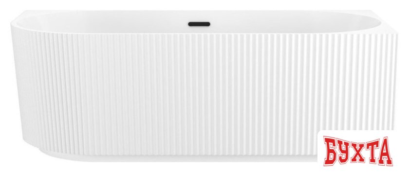 Ванна Wellsee Festive Fox 170x80 28730603R (пристенная ванна (правая) белый глянец, экран, ножки, сифон-автомат матовый черный)