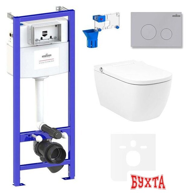 Унитаз подвесной Lavinia Boho Smart V-Clean 7 в 1 87561123 1