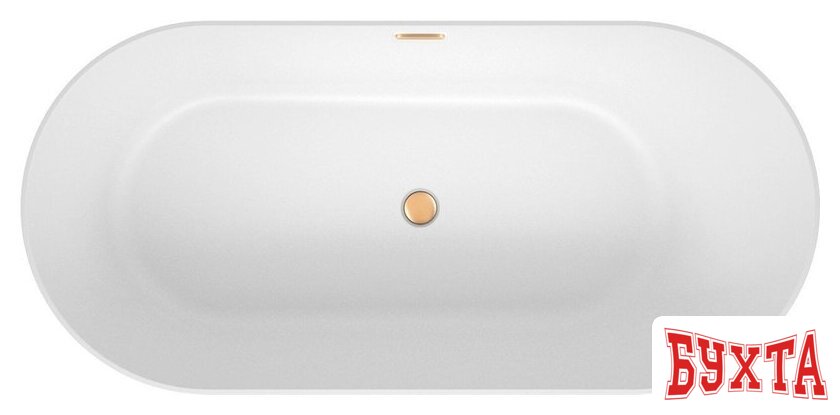 Ванна Wellsee Saint-Germain 170x70 28270204R (отдельностоящая ванна белый глянец, экран, ножки, сифон-автомат золото) 4