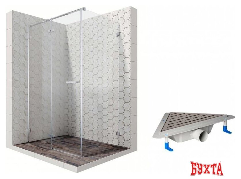 Душевой уголок Ambassador Set 10011104L-ST8