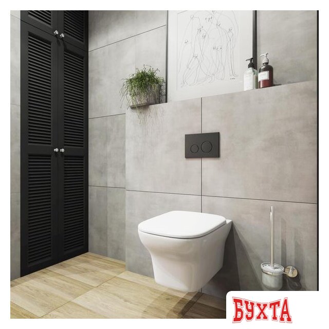 Инсталляция для унитаза Lavinia Boho Relfix 5 в 1 77010037 (черный пластик) 5