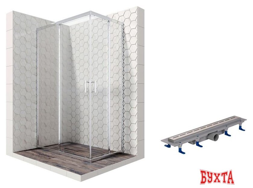 Душевой уголок Ambassador Set 14011101-ST8