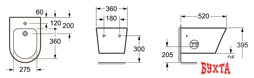 Биде Lavinia Boho Biore 33040060 4