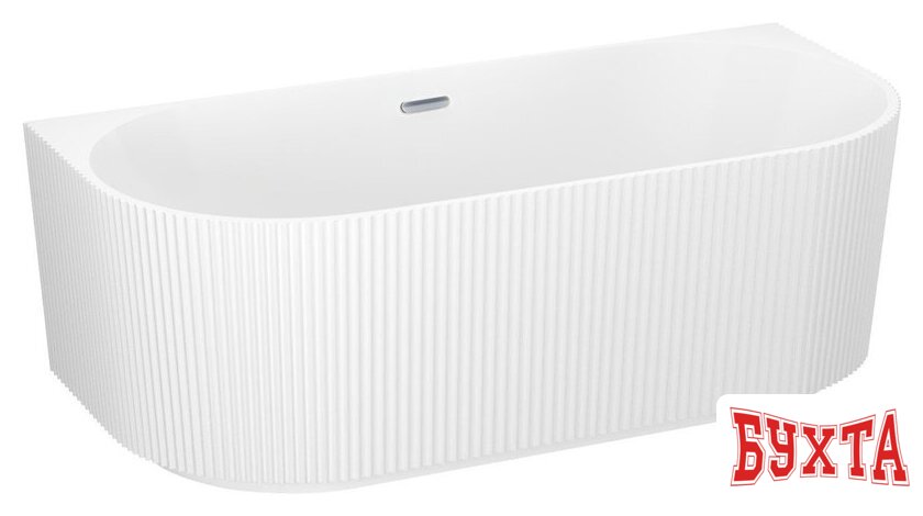 Ванна Wellsee Festive Fox 150x75 28730101R (пристенная ванна белый глянец, экран, ножки, сифон-автомат хром) 2