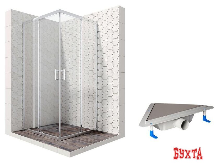 Душевой уголок Ambassador Set 14011102-ST15