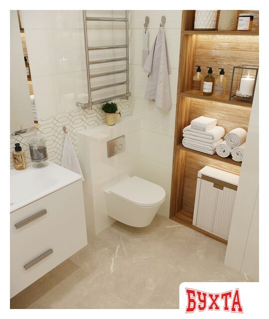 Инсталляция для унитаза Lavinia Boho Relfix 5 в 1 77010035 (хром пластик) 4