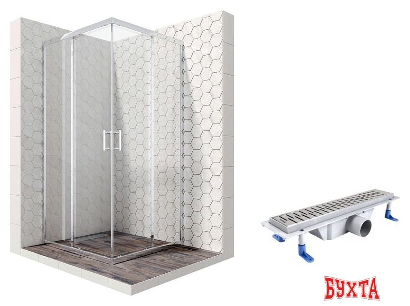 Душевой уголок Ambassador Set 14011102-ST2 1