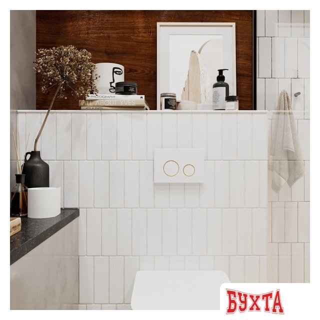 Инсталляция для унитаза Lavinia Boho Relfix 5 в 1 77020066 (белый/золотой глянец пластик) 4