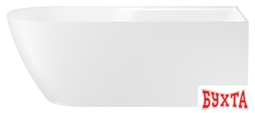 Ванна Wellsee Camellia 2.0 167x82 236202004 (отдельностоящая ванна (правая) белый глянец, экран, ножки, сифон-автомат золото) 2