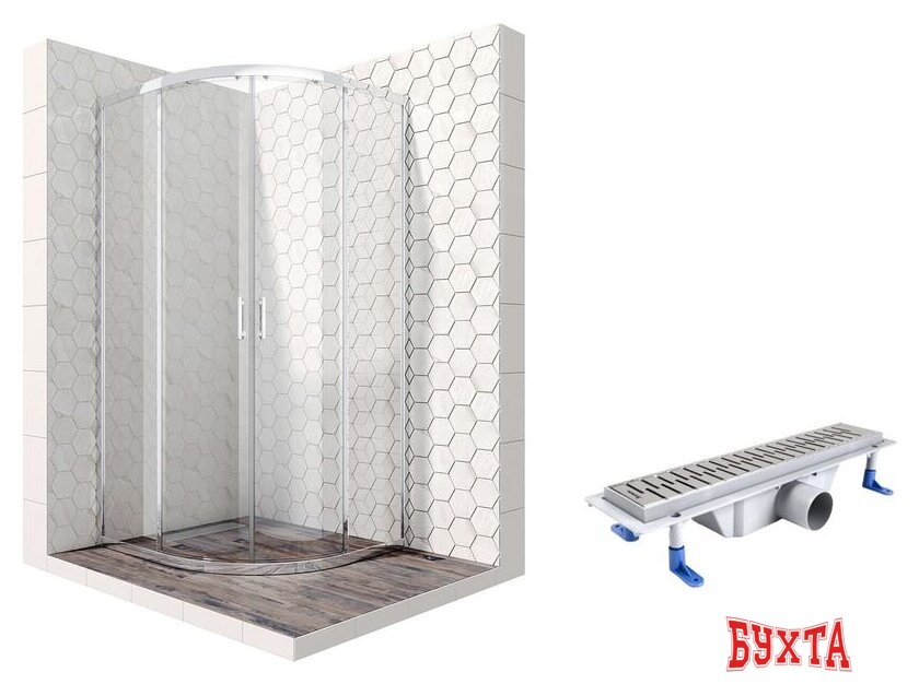 Душевой уголок Ambassador Set 14011104-ST2 1