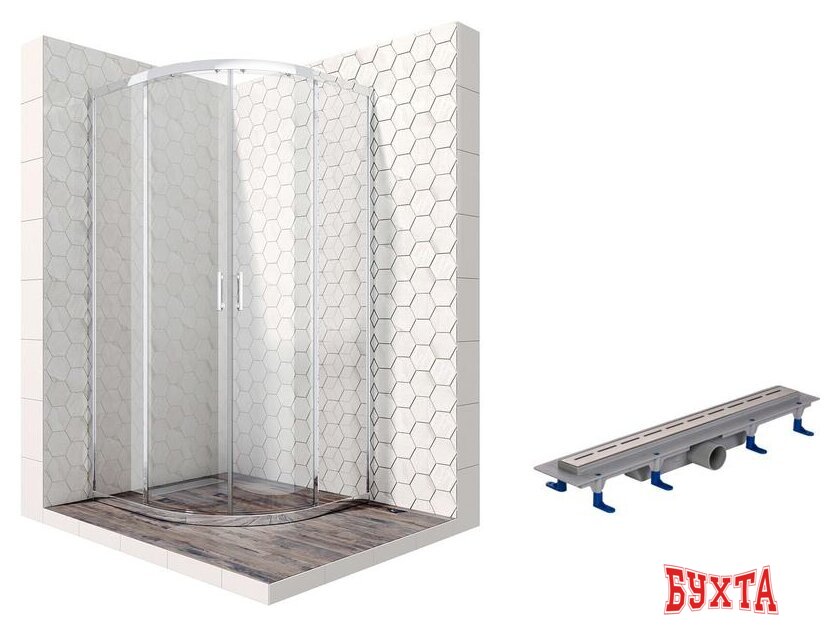 Душевой уголок Ambassador Set 14011104-ST8