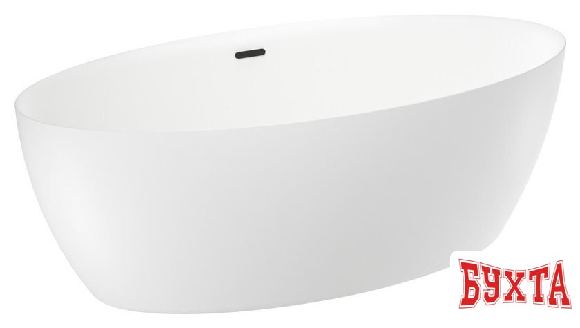 Ванна Wellsee Grand Prix 186x88,5 235601003 (отдельностоящая ванна белый глянец, экран, ножки, сифон-автомат матовый черный) 2