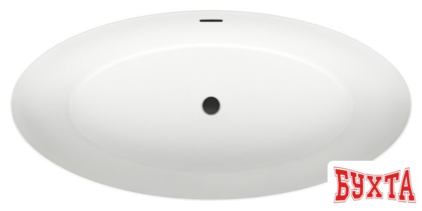 Ванна Wellsee Grand Prix 186x88,5 235601003 (отдельностоящая ванна белый глянец, экран, ножки, сифон-автомат матовый черный) 4