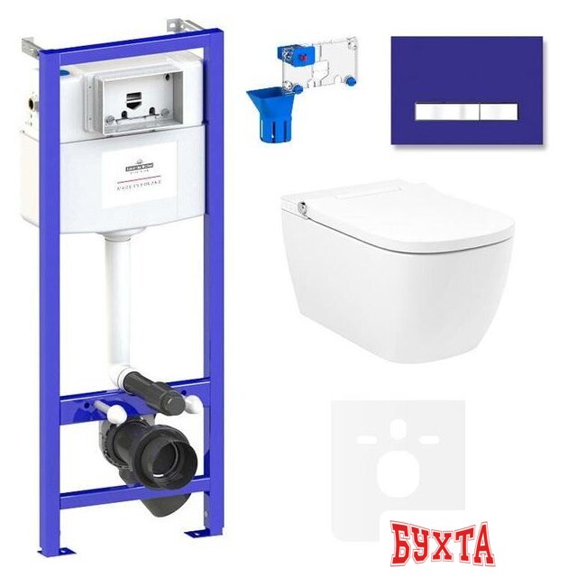 Унитаз подвесной Lavinia Boho Smart V-Clean 7 в 1 87561131