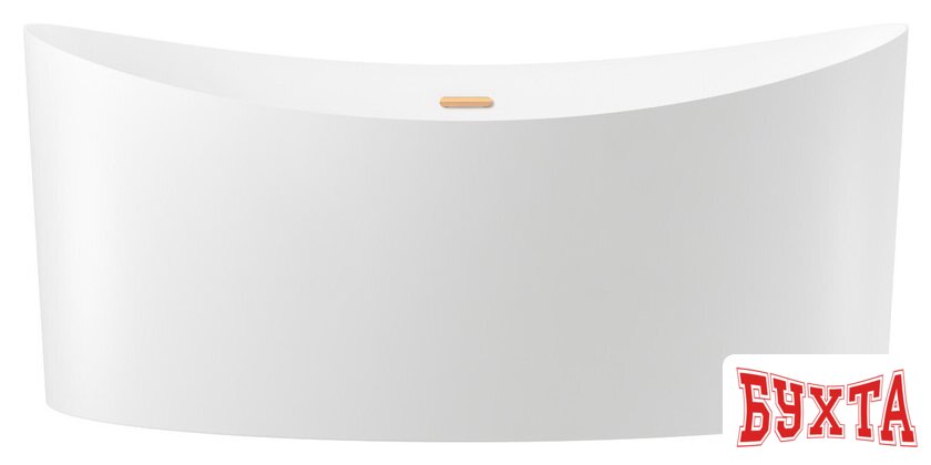 Ванна Wellsee Cerulean 174x80 231001004 (отдельностоящая ванна белый глянец, экран, ножки, сифон-автомат золото)