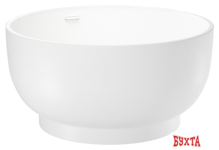 Ванна Wellsee Crepe de France 130x130 236701002 (отдельностоящая ванна белый глянец, экран, ножки, сифон-автомат глянцевый белый) 2