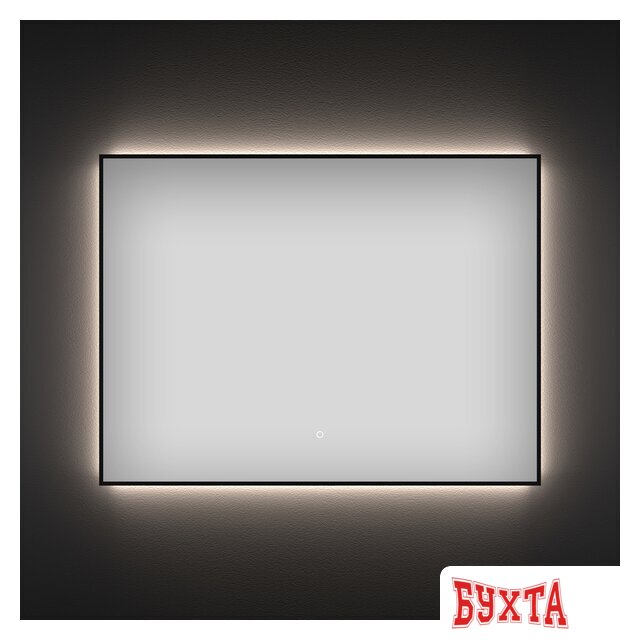 Мебель для ванных комнат Wellsee Зеркало с фоновой LED-подсветкой 7 Rays' Spectrum 172201030, 100 х 70 см (с сенсором и регулировкой яркости освещения)