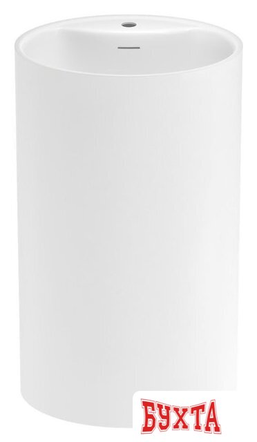 Умывальник Wellsee Coquillage 232802000 (отдельностоящий, с отверстием под смеситель, цвет матовый белый)