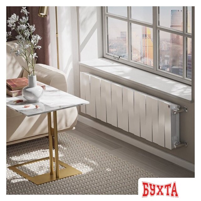 Биметаллический радиатор Royal Thermo PianoForte 300 Белый - 16 секций 5