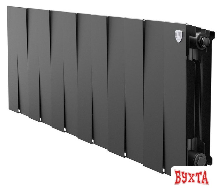 Биметаллический радиатор Royal Thermo PianoForte 300 Черный - 12 секций 1