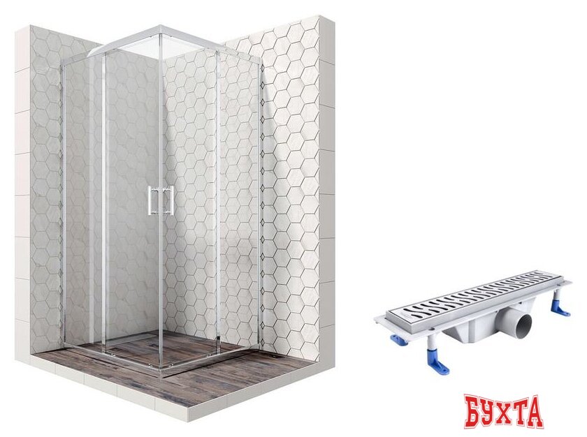 Душевой уголок Ambassador Set 14011103-ST3